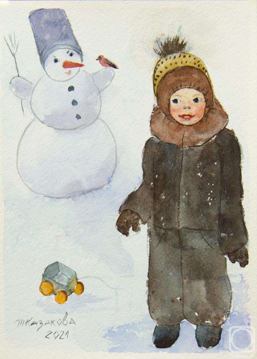Kazakova Tatyana. Snowman