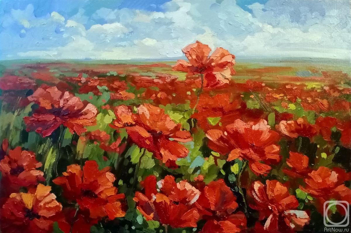 Gerasimova Natalia. Poppy field