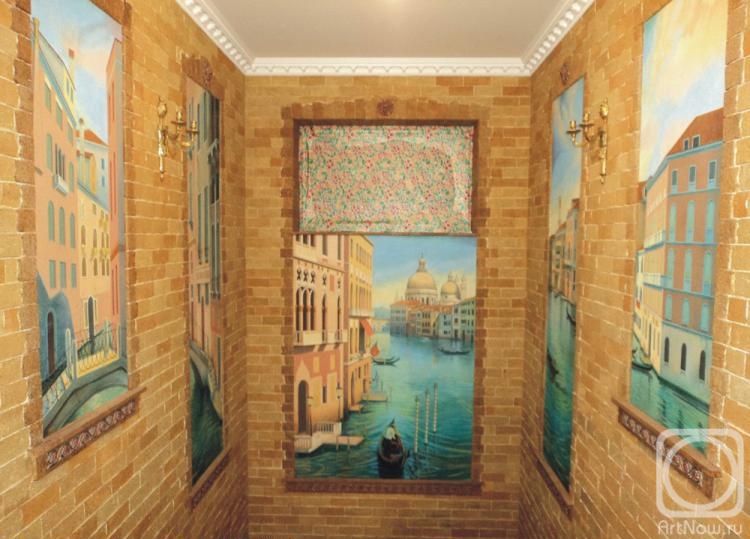Anisimov-Klimkin Alexey. Wall painting "Venice"
