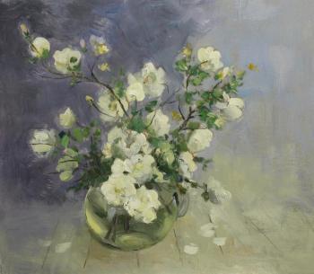 Bouquet of white roses. Serebrennikova Larisa