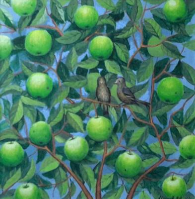 Green apples. Markoff Vladimir