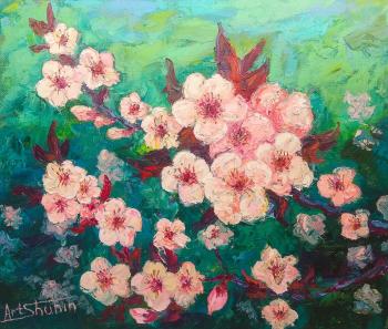 Samurai Flower (Buy Painting With Sakura). Shubin Artyom