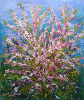 Color also has an aroma (Painting With A Blossoming Tree). Shubin Artyom