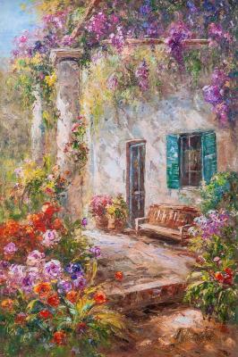 In the thickets of wisteria N2 (Bench Near The House). Vlodarchik Andjei