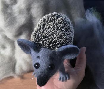 Hedgehog (Dry Felting). Belova Asya