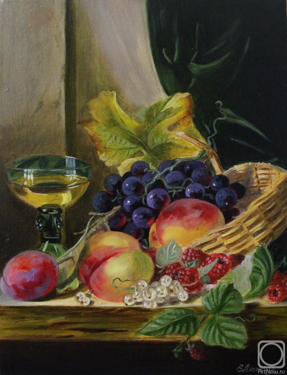 Lutcher Elena. Still life with fruit