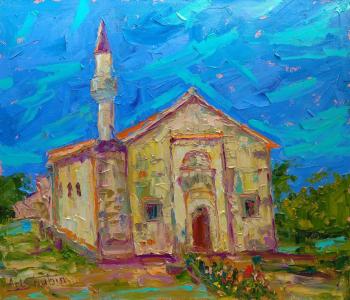 Khan Mosque (Mosque Oil Painting). Shubin Artyom
