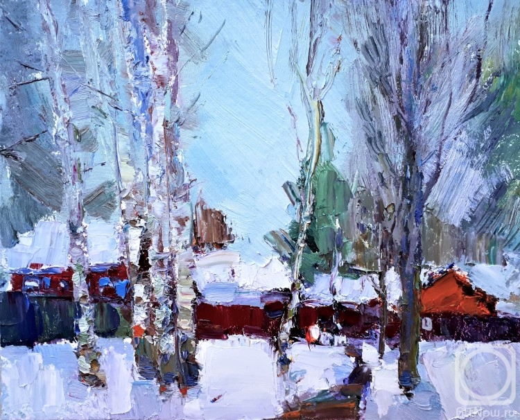 Beresneva Olga. The first snow