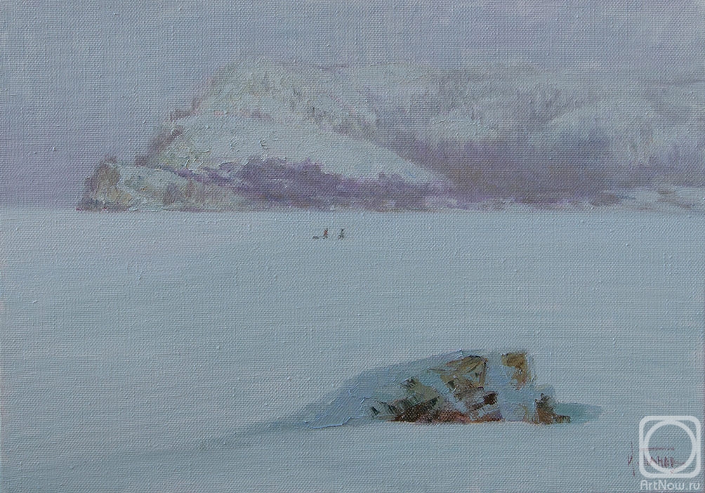 Panov Igor. On the winter shore