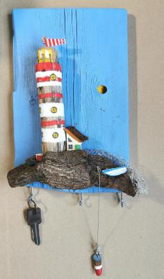 Housekeeper "Lighthouse, house, boat"