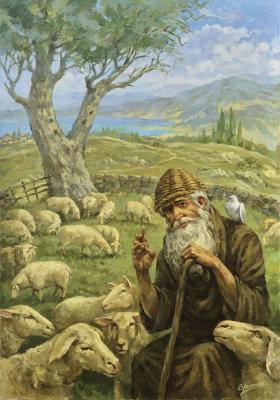 The Good Shepherd. Sainted Spyridon Of Trimyphunteia