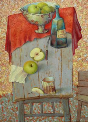 Still life with apples. Sulimov Alexandr