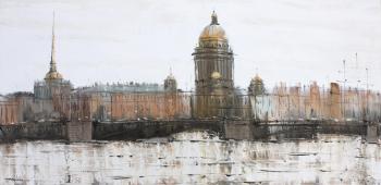 View from the Neva River (River View). Boyko Evgeny