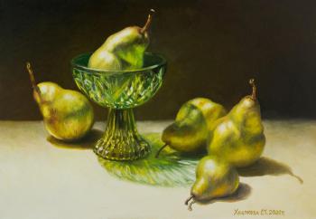 Pears (Cream Bowl). Khrapkova Svetlana