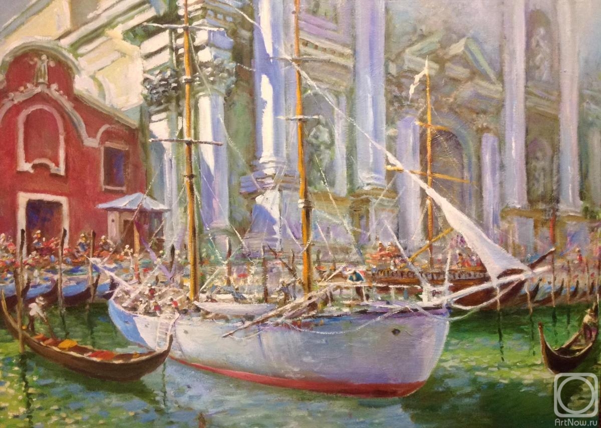 Ilin Vladimir. Merchant's Wharf in Venice