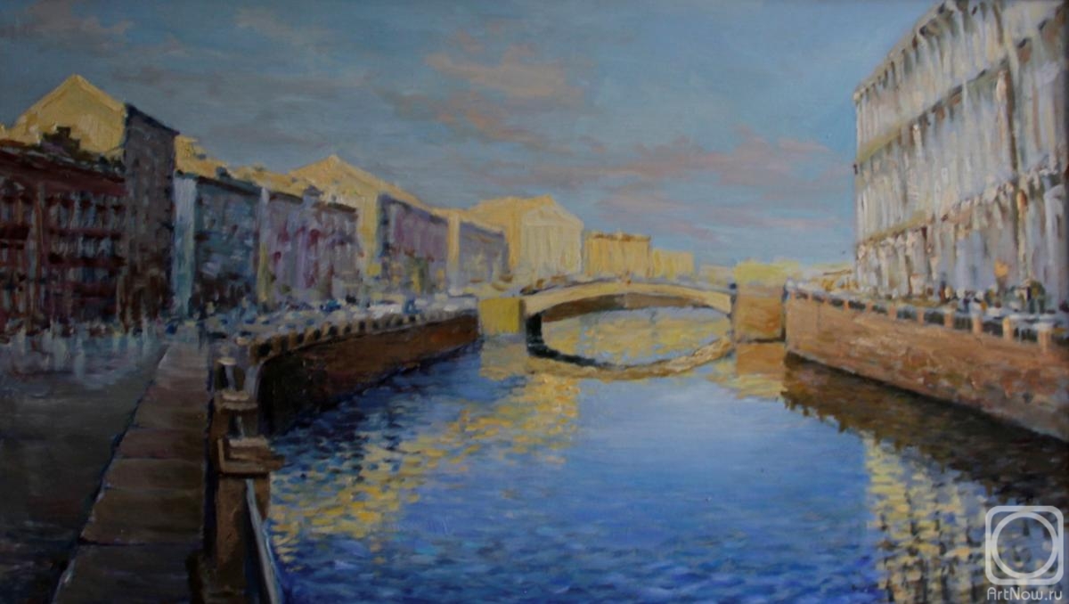 Ilin Vladimir. St. Petersburg at dawn
