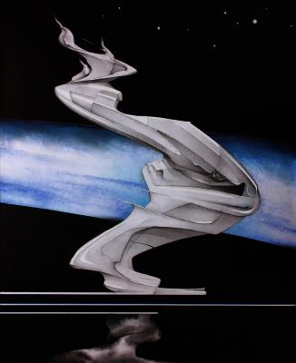On the edge of the galaxy (Sculpture Drawing). Pshenichnyi Andrey