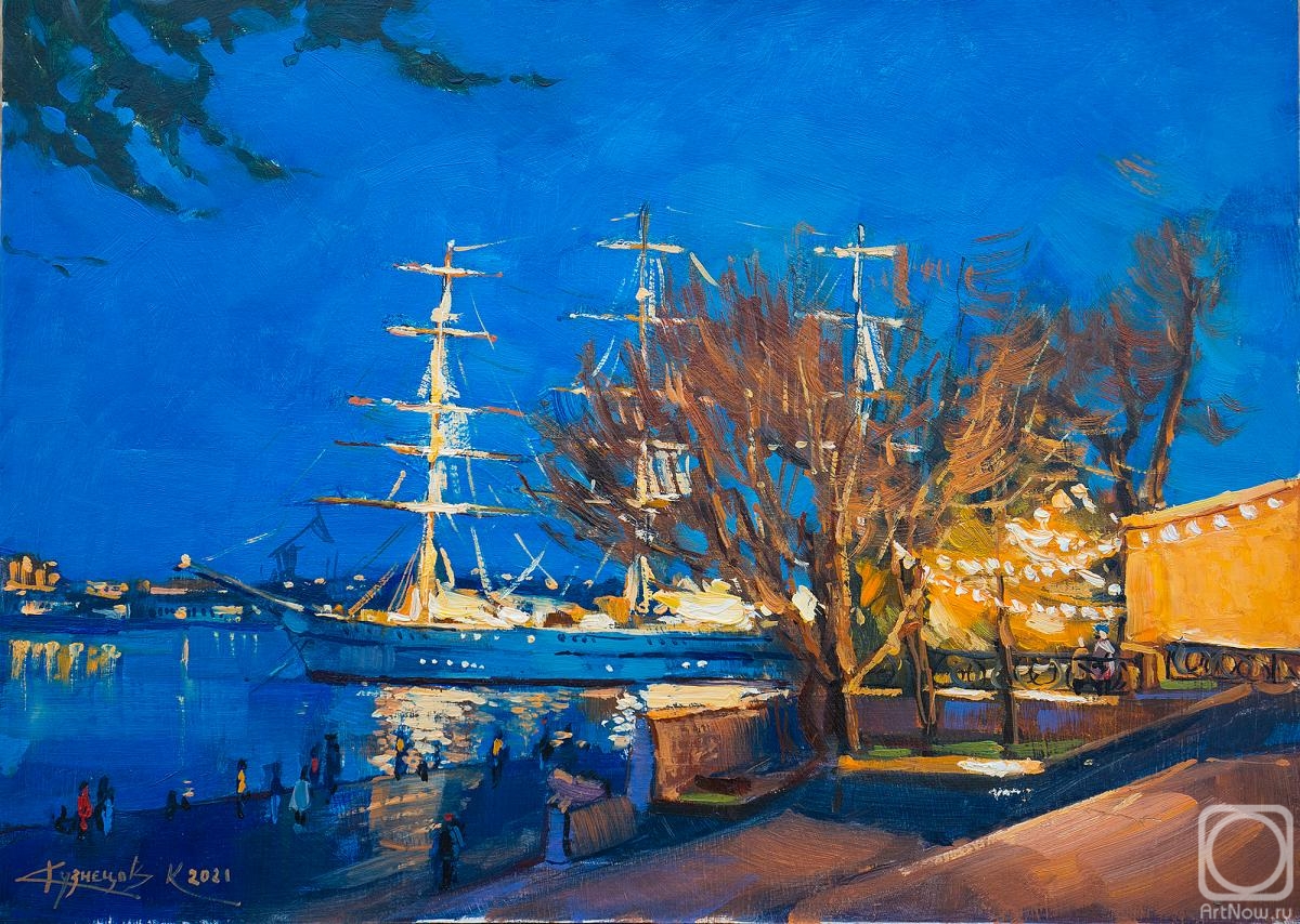 Kuznetsov Konstantin. Evening Sevastopol