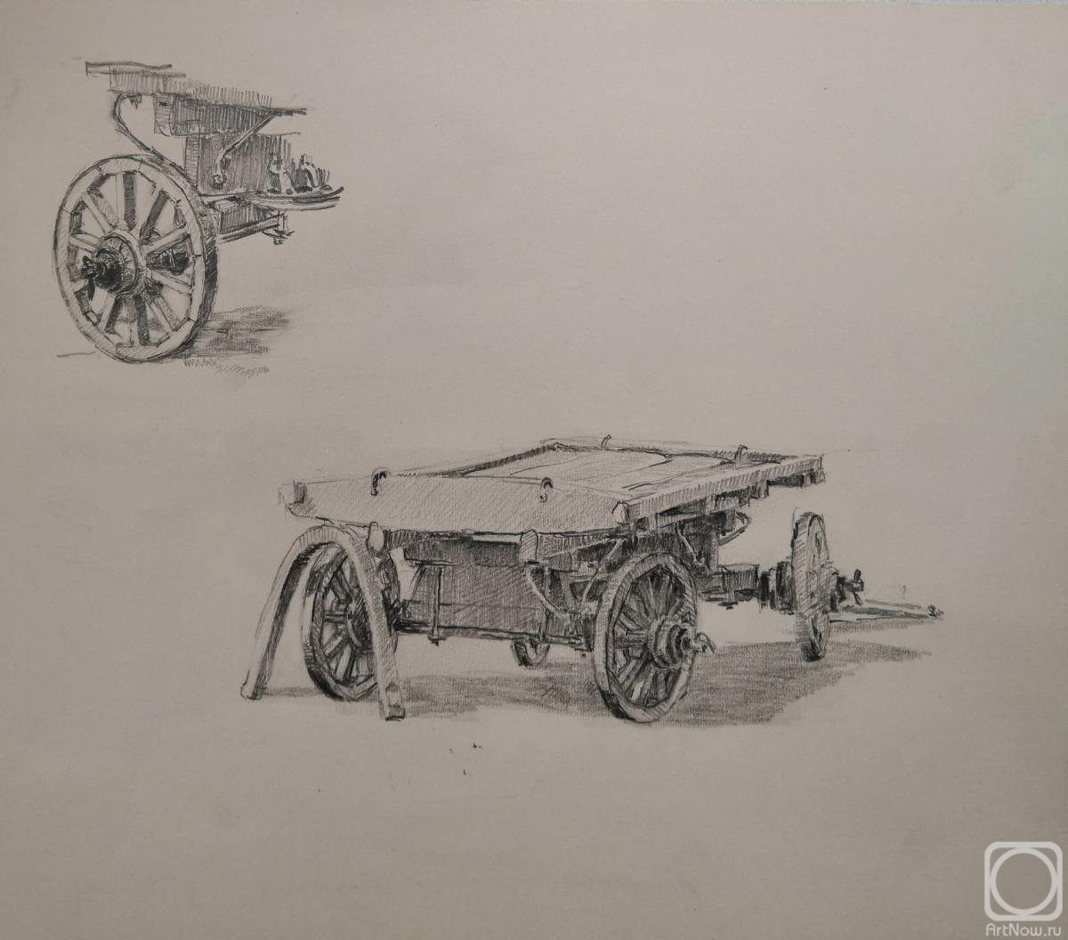 Loktev Oleg. Cart with wheel