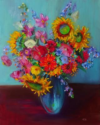 Bouquet with sunflowers