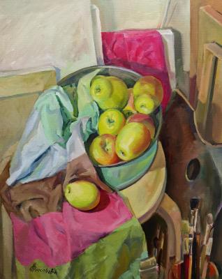 Apples in the workshop (Attributes Of Art). Nikonova Olga