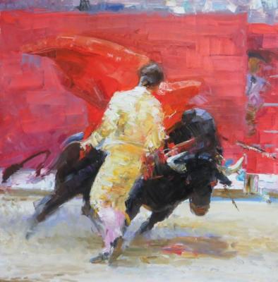 Komarov Nickolay Parfenovich. Bullfighting