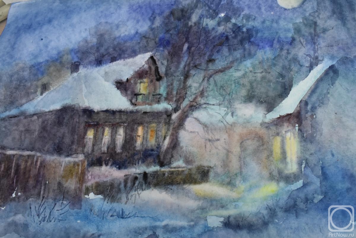 Mustafina-Khazieva Lilia. Winter evening