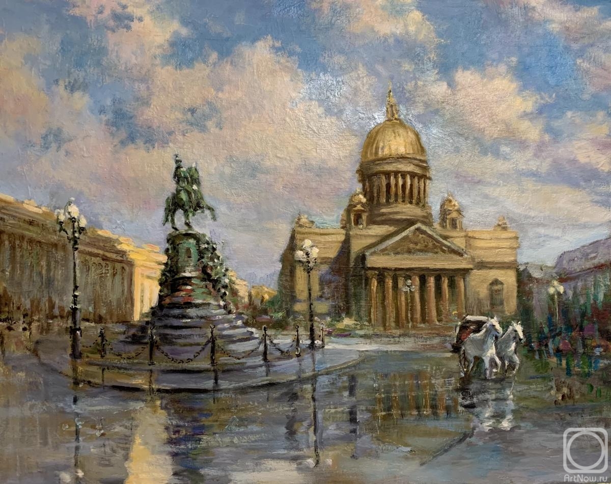 Ilin Vladimir. St. Petersburg. St. Isaac's Square