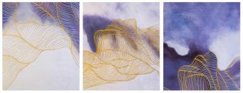 Golden threads of fate. Harmony (triptych). Gomes Liya