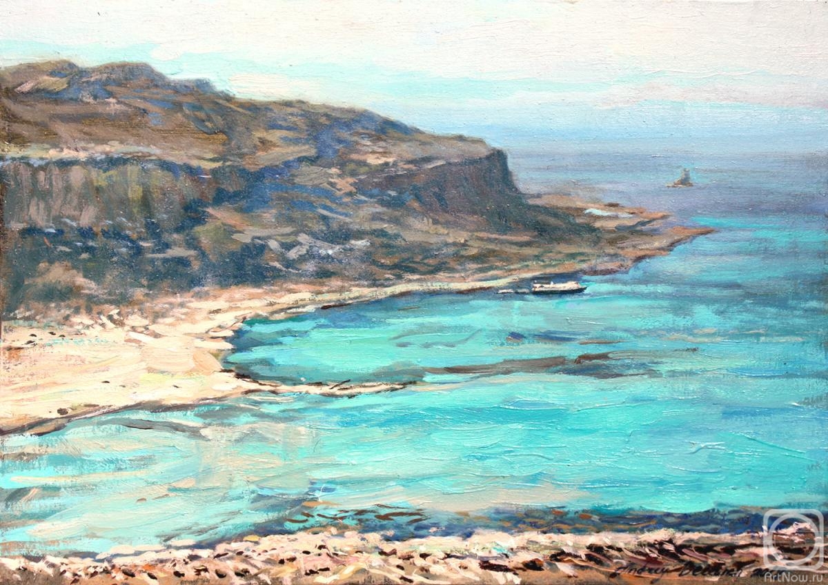 Belevich Andrei. View of the Bay of Balos