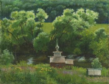 Source on the Protva river (etude). Shumakova Elena