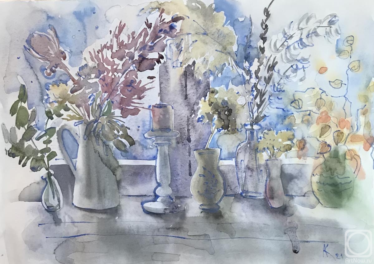 Kurnosenko Antonina. And outside the window is winter