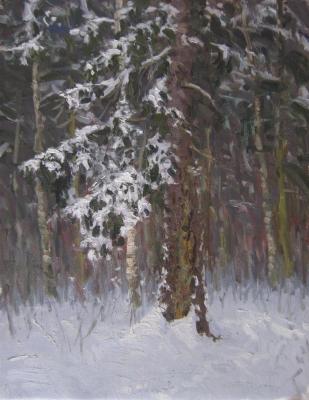 In the winter forest. Chertov Sergey