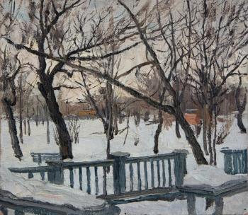 Winter day (Maryino village, Kursk region). Bulgakov Grigory