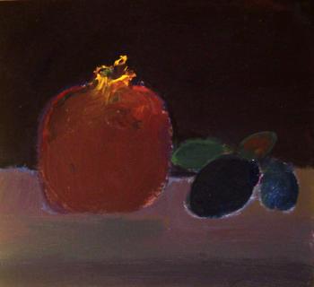 Still life with pomegranate (A Pomegranate). Jelnov Nikolay