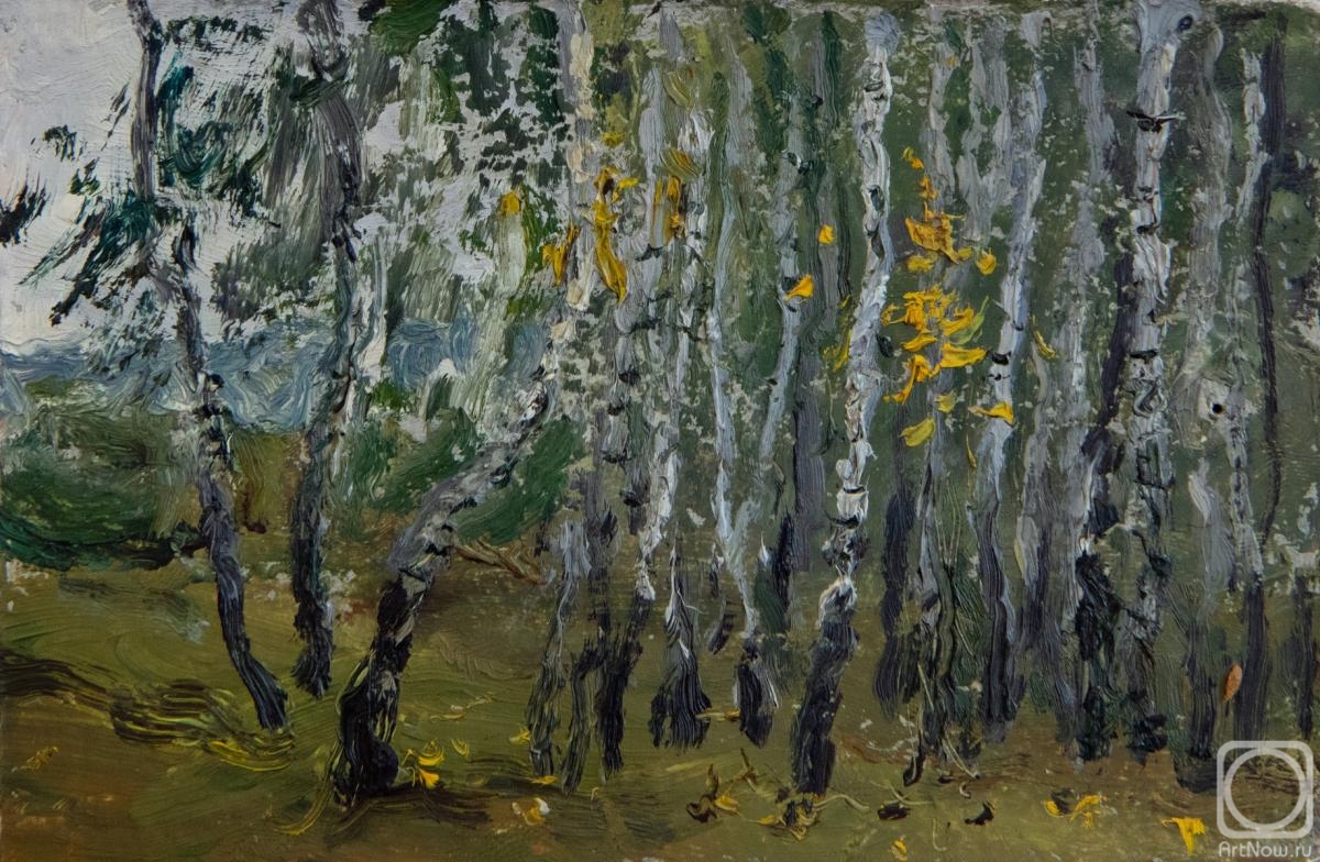 Bulgakov Grigory. Birch forest