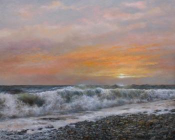 Evening over the sea (Sunset Over Surf). Dorofeev Sergey