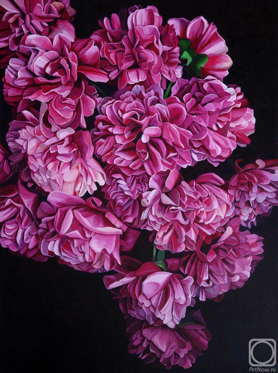Vestnikova Ekaterina. Bouquet of pink peonies