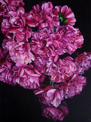 Bouquet of pink peonies