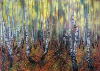 Rustle of leaf fall (Falling Leaves Landscape). Savinova Roza
