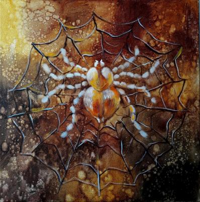 Awaken Your Totem. Triptych. Spider. Shagushina Olga