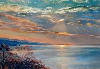 Sunrise on the sea. Alushta. Vasileva Oksana