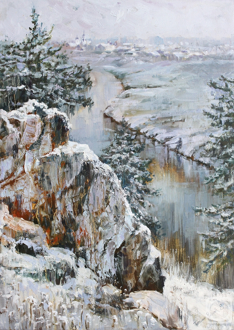 Tyutina-Zaykova Ekaterina. Chusovaya. Before the winter