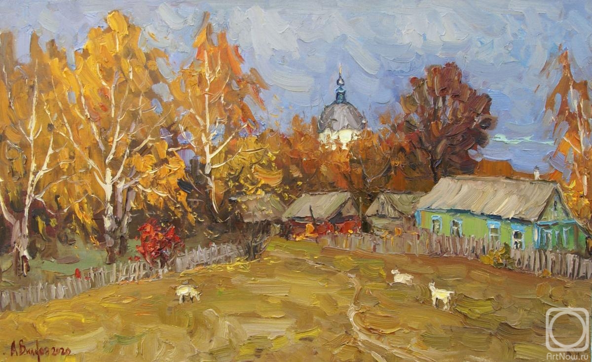 Vikov Andrej. Golden autumn in Treskino