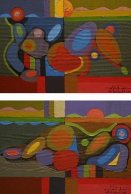 Heat (diptych). Kharabadze Zaza