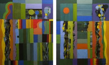 Contemplation (diptych)