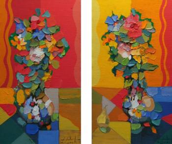 Red and yellow (diptych)