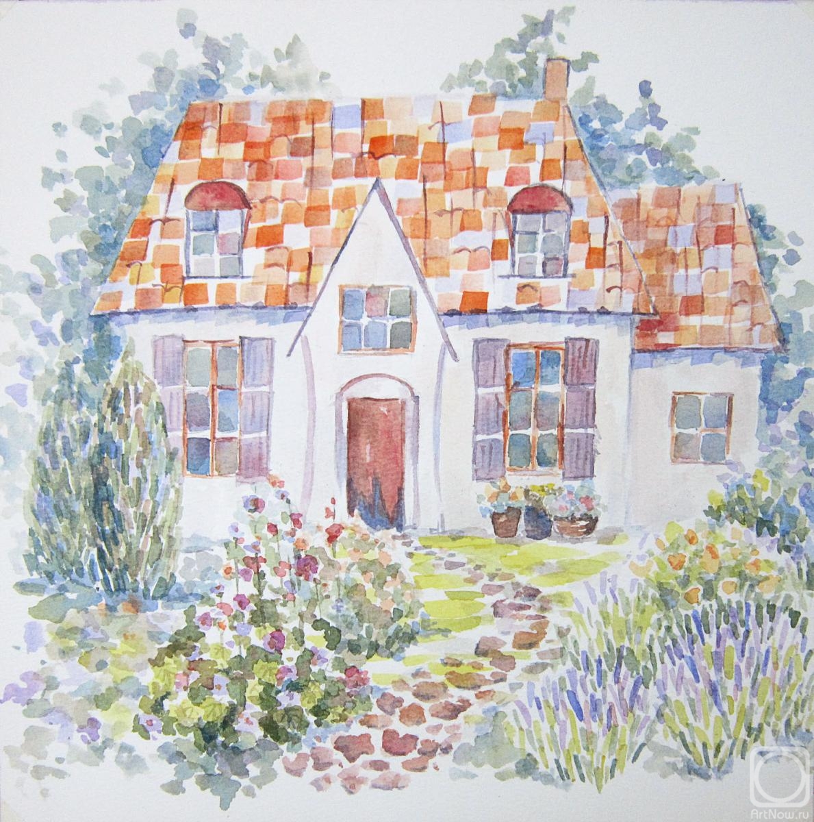 Zhmakina Elena. A series of "Little houses". Summer