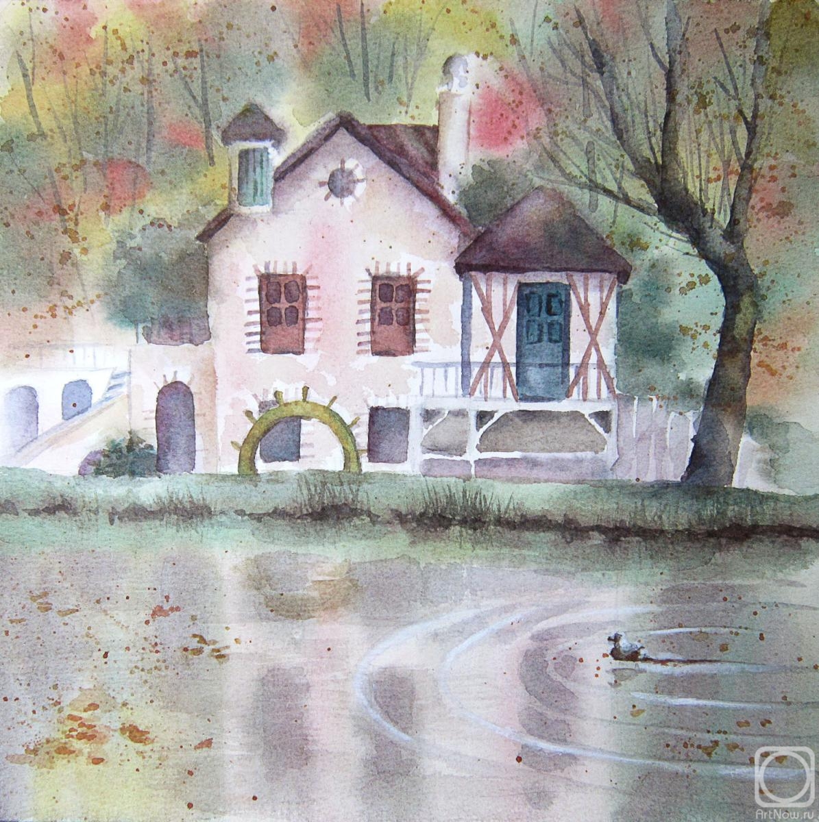 Zhmakina Elena. A series of "Little houses". Autumn