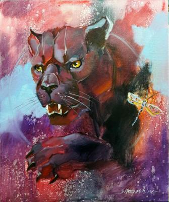 Panther and Dragonfly. Awaken Your Totem